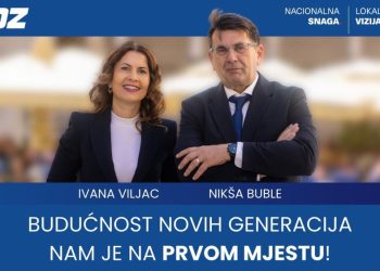 “Branitelj, domoljub, vjernik, uspješan poslovni čovjek naša je izborna perla, ‘Spitzenkandidat’ za izbore koji slijede!“