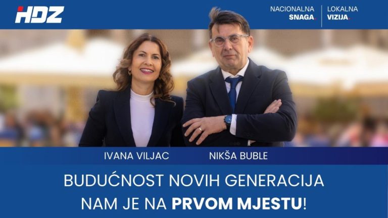 “Branitelj, domoljub, vjernik, uspješan poslovni čovjek naša je izborna perla, ‘Spitzenkandidat’ za izbore koji slijede!“