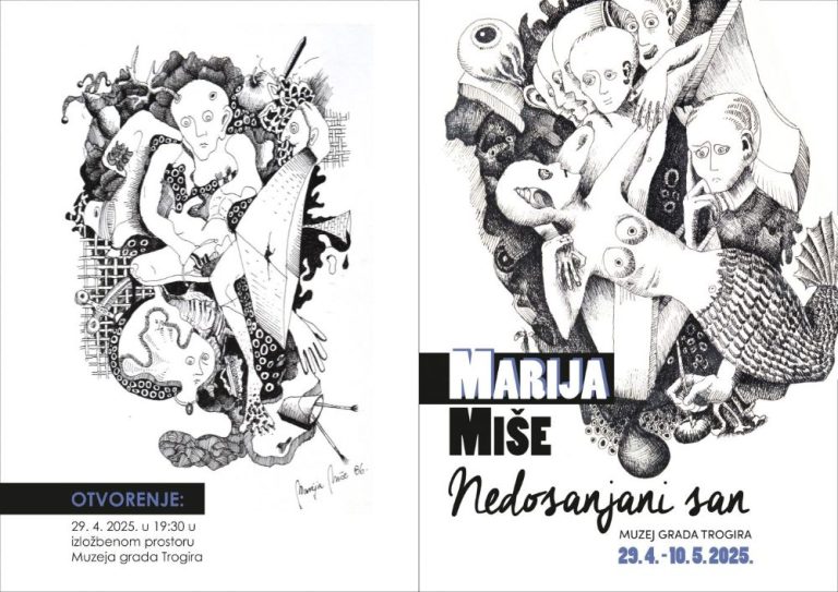 Od utorka u Muzeju grada Trogira izložba Marije Miše ‘Nedosanjani san’