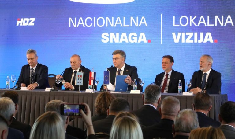 Plenković: Poruka HDZ-a ‘Nacionalna snaga-lokalna vizija’, Vlada oslonac za razvoj