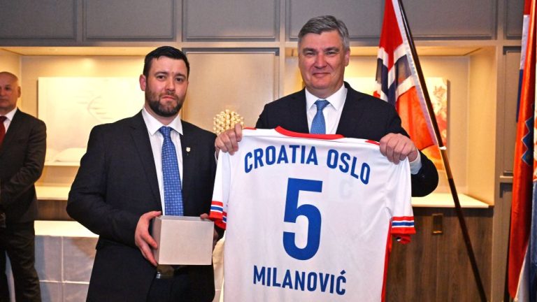 Predsjednik Milanović odlikovao Hrvate u Norveškoj