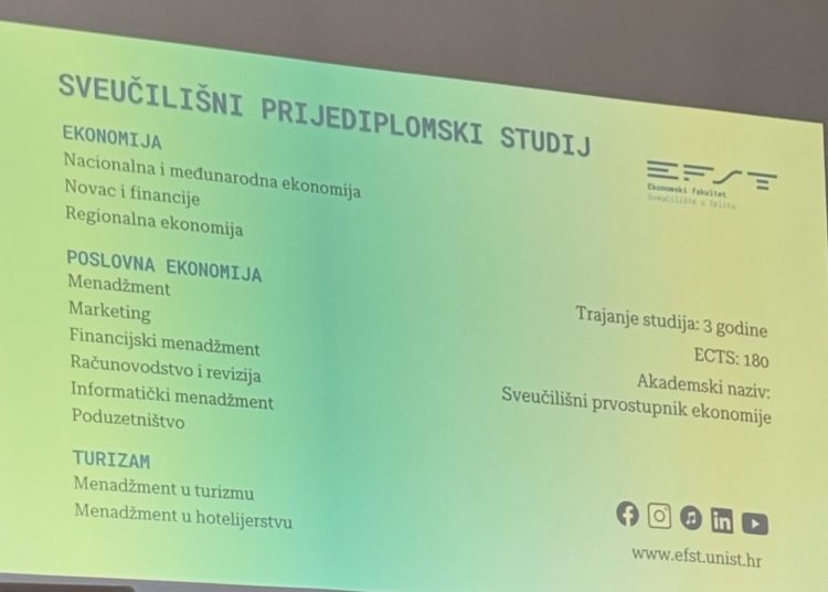 Maturanti Srednje strukovne škole „Blaž Jurjev Trogiranin“ istražuju mogućnosti nastavka obrazovanja